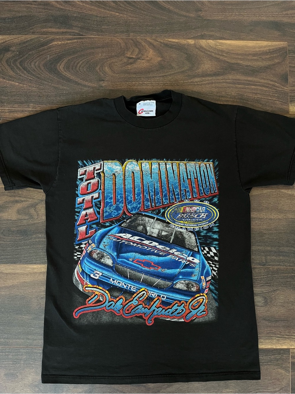 Black 'Total Domination' Racing Graphic Tee -